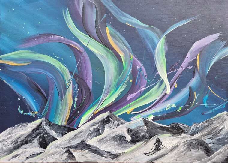Under a Restless Sky – original painting by Katharina Schmidt
