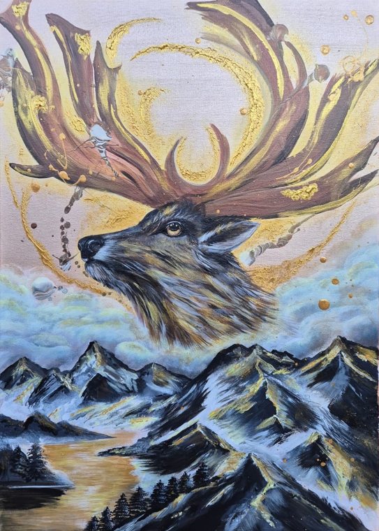 Spirit of the North – original painting by Katharina Schmidt